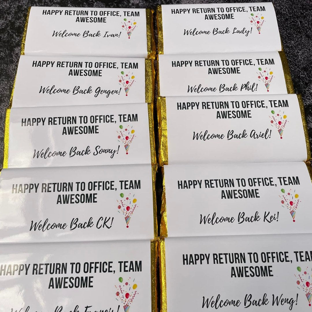 personalized chocolate bars for friends