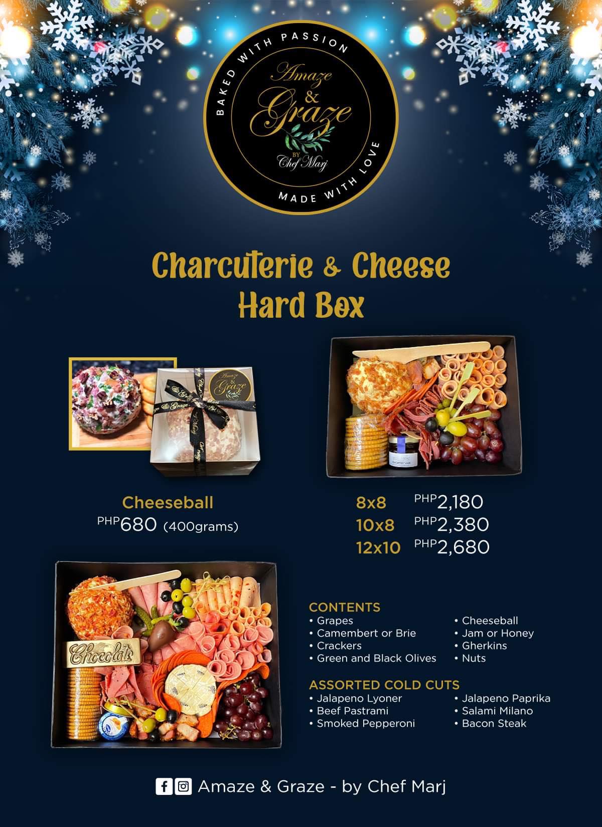 Charcuterie and Cheese Graze Box